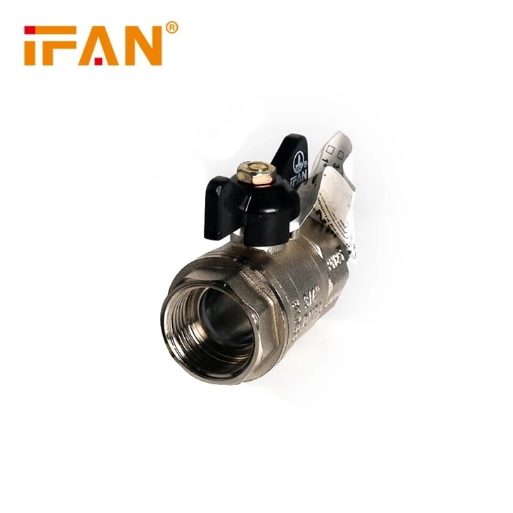 Balck Butterfly Brass Ball Valve