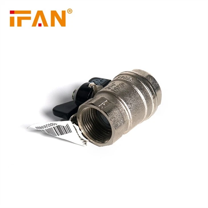 Balck Butterfly Brass Ball Valve